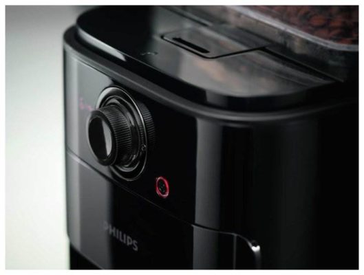 Philips HD7767 Grind & Brew Черный / Металлик