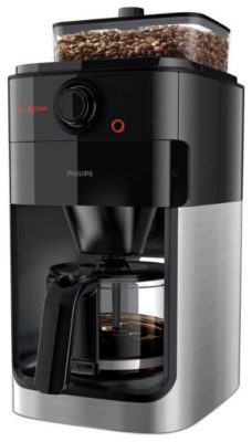 Philips HD7767 Grind & Brew Черный / Металлик